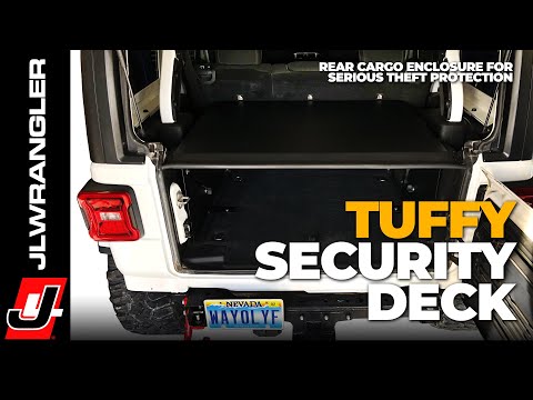 Jeep JL Wrangler Tuffy Security Deck Enclosure Installation
