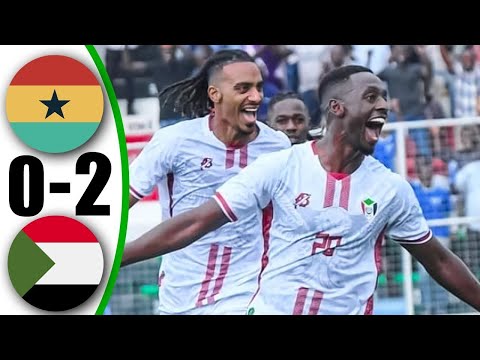 SUDAN vs GHANA (2-0) ALL GOALS & EXTENDED HIGHLIGHTS - AFCON QUALIFIER 2025