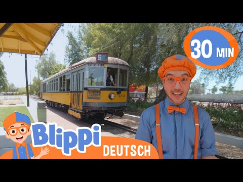 Blippi als Zugführer 🚂 Choo-Choo! | Blippi Deutsch | Abenteuer und Videos für Kinder