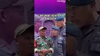 Download lagu TEGANG! Perwira Brimob Bentak Babinsa TNI AD #merdekadotcom #tniad #brimobindonesia mp3