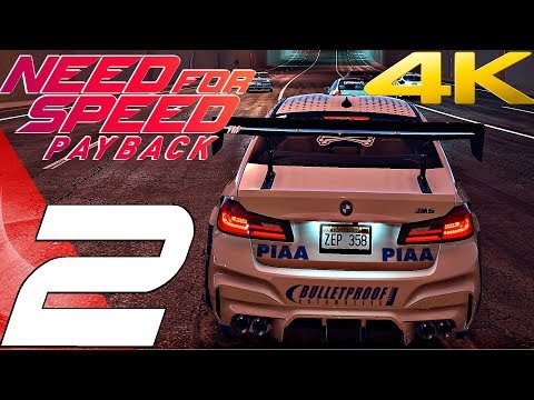 Need For Speed Payback - Gameplay Walkthrough Part 2 - Crew & Customization [4K 60FPS ULTRA]