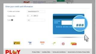 How to Deposit into Your PlayOLG Account - Depositing with a Credit Card