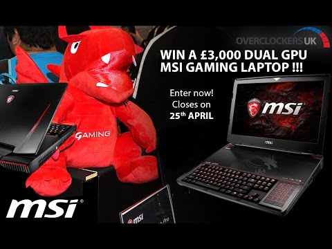 Win a £3,000 Dual GPU GT83 Laptop!