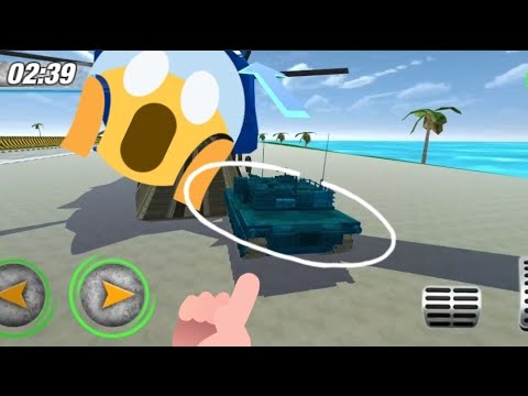 I flew with the tank over the ocean! US Police Plane Transporter - Transport Simulator