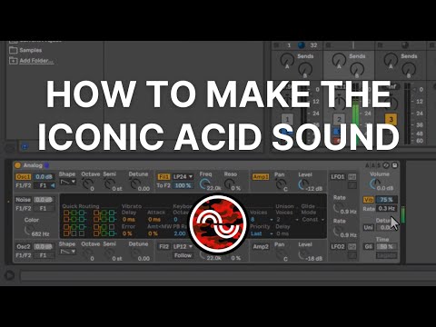Make The Classic 303 Acid Sound - Ableton Live