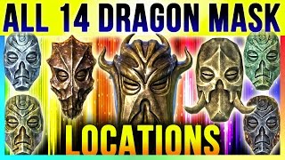 Skyrim All 14 Dragon Priest Mask Locations In Special Edition & DLC Dragonborn (TOP 10 Best Masks)