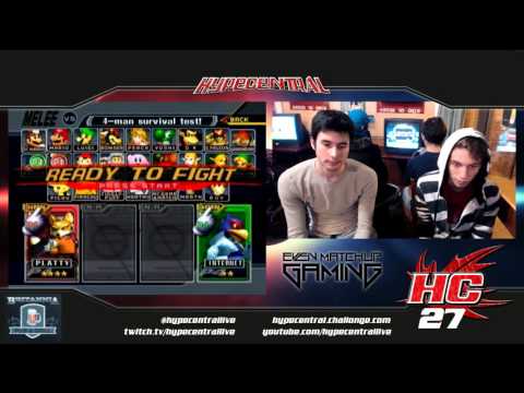 HC27 Melee Winners Semi-Finals - Plat (Fox) vs Rappsody (Falco)