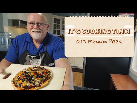 Our Favourite Mexican Pizza  | OJ’s Style With Sour Cream