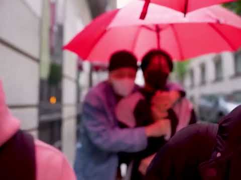 cutie woosan under a woosan (umbrella)