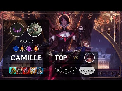 Camille Top vs Akali - EUW Master Patch 12.2
