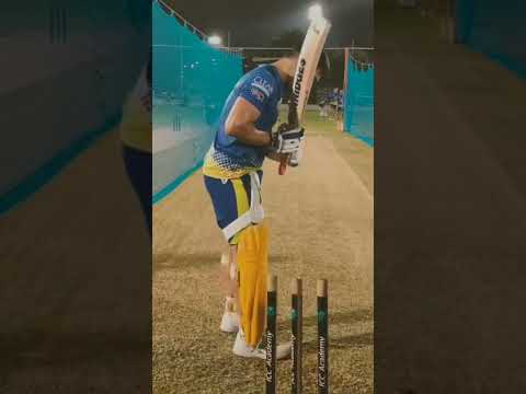 M S Dhoni Back in Training | Back in Yellow 💛 | Tata IPL |