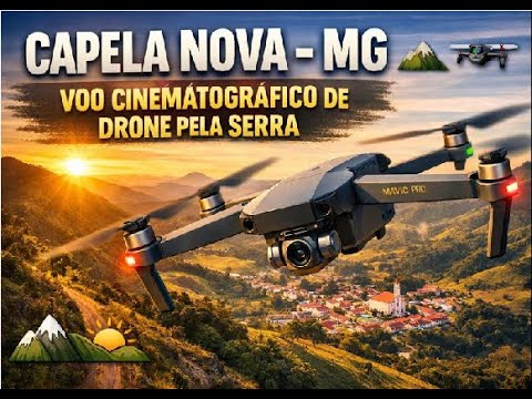 CAPELA NOVA – MG | VOO CINEMATOGRÁFICO DE DRONE PELA SERRA ⛰️🚁