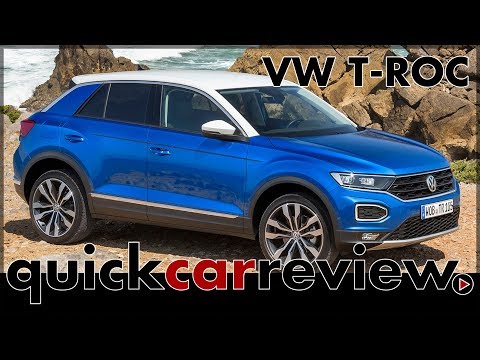 Volkswagen VW T-ROC 2017 Full Review  & Driving report of the new small VW SUV | Test | English