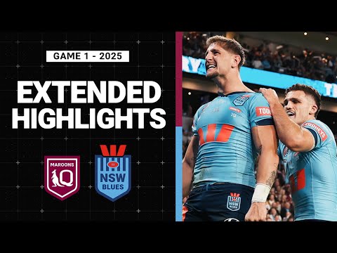 NRL Highlights | 2025 State of Origin Extended Match Highlights | Maroons v Blues | Game 1