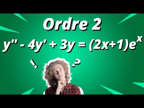 Equations différentielles d'ordre 2 : partie 1