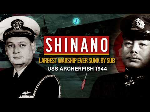 Single American Sub Destroys Japan's Largest Carrier! Archerfish vs Shinano 1944