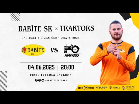 Babīte SK x DSVK Traktors | DaliDali 3.līgas 2025.gada čempionāts