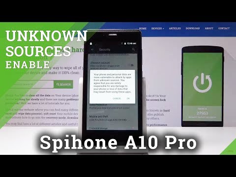 How to Enable Unknown Sources in SPIPHONE A10 Pro - Allow App Installation