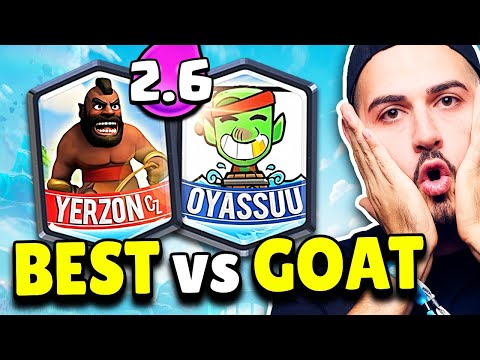2.6 GOAT vs 2.6 BEST PLAYER... PARTITE ASSURDE! 🤯 Clash Royale ITA