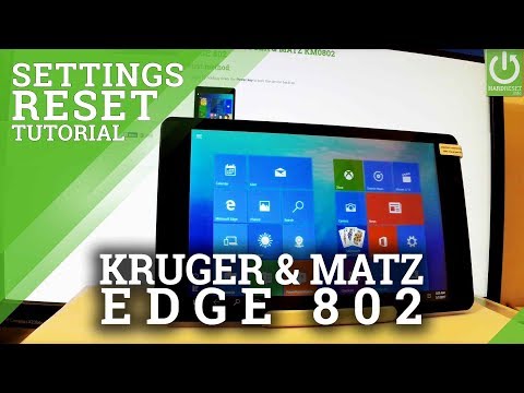 How to Reset Settings in KRUGER & MATZ EDGE 802 - Uninstall Apps