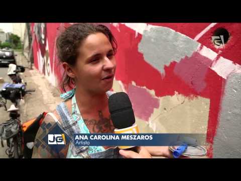 Na 23 de Maio, o maior grafite do continente
