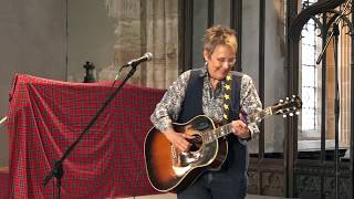 Mary Gauthier performs &quot;I Drink&quot; during concert in St Margaret&#39;s, Braemar, Scottish highlands 2017