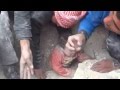 Bebé de Siria fue rescatado con vida tras quedar sepultado