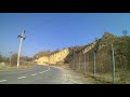 Timelapse Черна вода Хърсово Hârşova моста през Giurgeni Фетещ Fete�