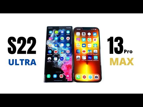 Galaxy S22 Ultra vs iPhone 13 Pro Max Speed Test!