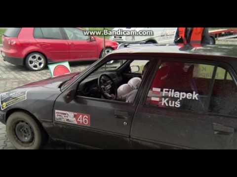 Błażej Filapek po pierwszej pętli ATM Rally Sprint Jastrzębie