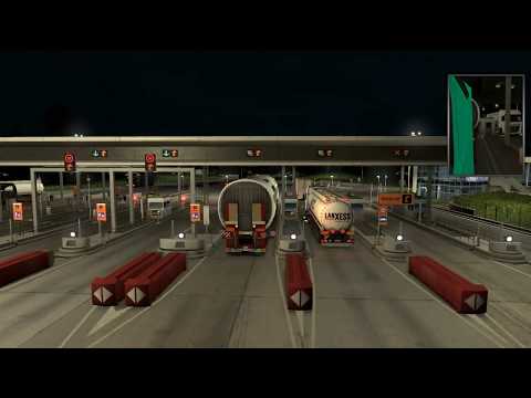 Euro Truck Simulator 2 - Transporte especial - Fuselaje Airbus A319 Bulgaria Air