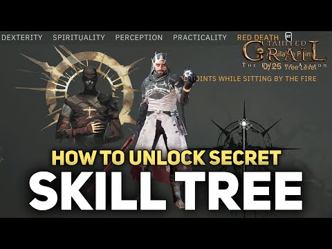 Tainted Grail - How To Unlock the SECRET Red Death Skill Tree (Perinde Ac Cadaver Quest)