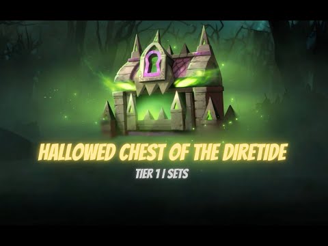 HALLOWED CHEST OF THE DIRETIDE TIER 1 SETS | DIRETIDE 2020