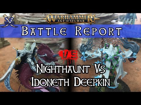 Age of Sigmar 2nd Edition Battle Report! Nighthaunt vs Idoneth Deepkin!