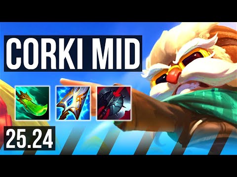 CORKI vs YONE (MID) | Good KDA: 10/2/8 | KR Master | 25.24