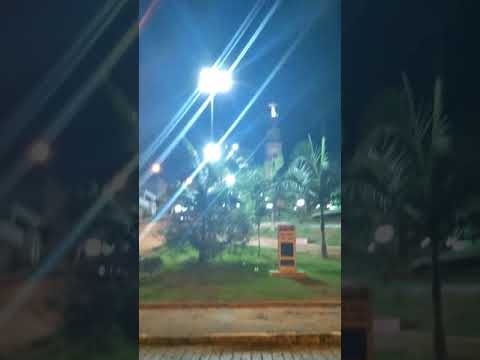Praça central de Ouro Fino. 27/06/18