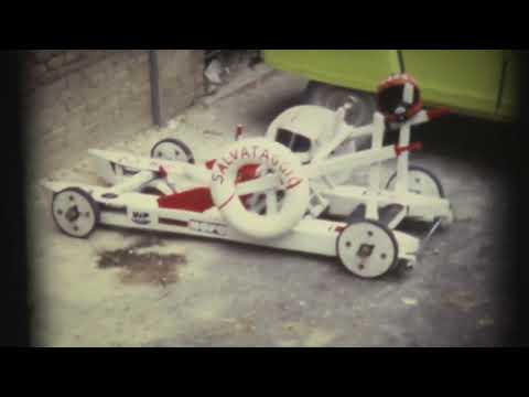 Montefano (MC) 1978. Prima edizione della CORSA DEI CARRIOLI.