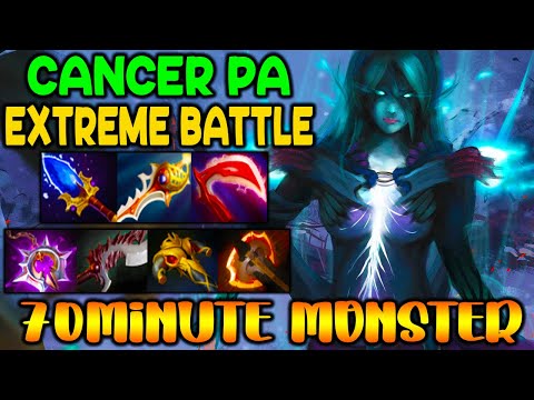 CANCER CARRY PHANTOM ASSASSIN - 70 MINUTE MONSTER - EXTREMELY BATTLE - DOTA 2 GAMEPLAY