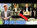 Watch as No one CARED when Harry Talked In UK during Invictus - EMPTY Seats Clearly Visible