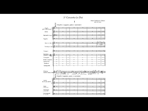 Mario Castelnuovo-Tedesco – Guitar Concerto No.2, in C major