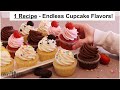 Make Assorted Cupcakes USING 1 RECIPE