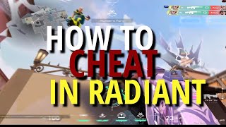 Looks like I'm CHEATING in RADIANT