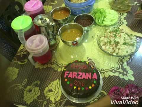 Ahmadsulay grand daughter farzana birthday