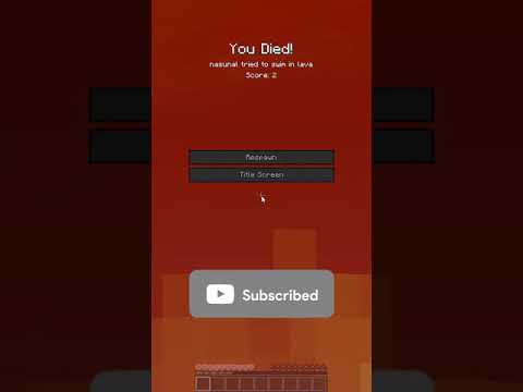 Minecraft: Digging straight down BEFORE 1.17 vs AFTER 1.17 #Shorts