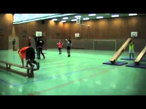 Hallentraining mit der U19 des BVC