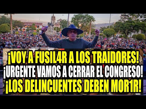 ANTAURO: SEREMOS UN GOBIERNO PATRIOTA (MITIN DESDE LA PLAZA DE HUAMANGA)