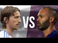 Luka Modric VS Andrés Iniesta - Who Is Better? - Crazy Skills Show & Goals - HD