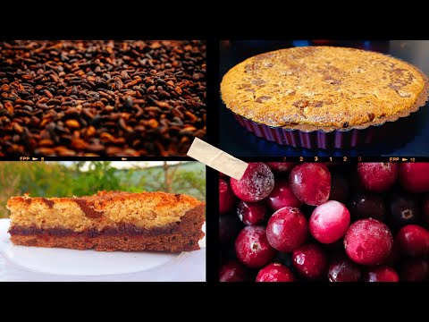 Cranberry Chocolate Frangipane Tart