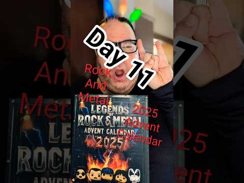 Rock and Metal Advent Calendar Day11 for 12/11/2025 #advent #christmas #calendar #vlog #metal #rock