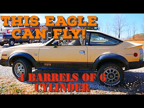 RARE AMC Eagle SX-4 Goes From Scrapyard to Flying with 4bbl Carb on 4.0L Inline 6 + Interior Refresh